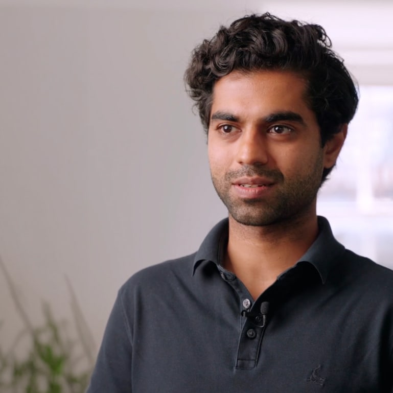 A Cryptio team member at the Cryptio office